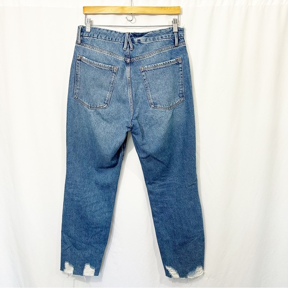 Good American Good Vintage High Waist Straight Leg Jeans in BLUE641 - Picture 7 of 13